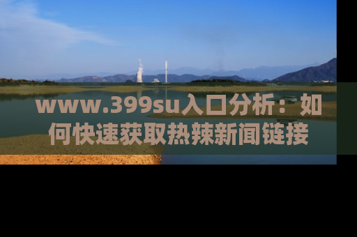 www.399su入口分析：如何快速获取热辣新闻链接