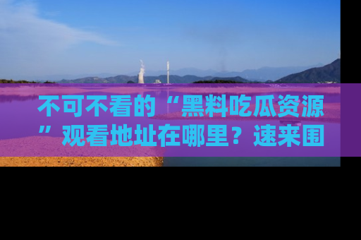 不可不看的“黑料吃瓜资源”观看地址在哪里？速来围观吧！