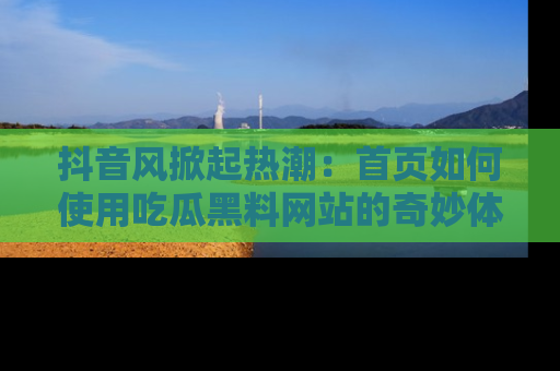 抖音风掀起热潮：首页如何使用吃瓜黑料网站的奇妙体验