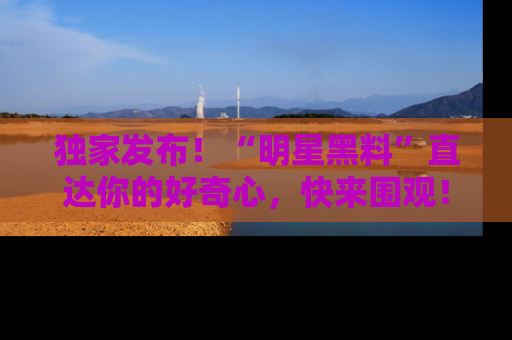 独家发布！“明星黑料”直达你的好奇心，快来围观！