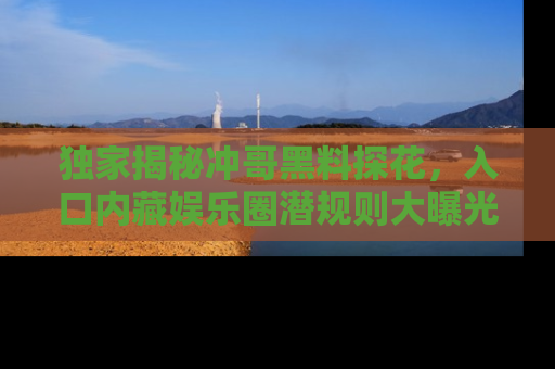 独家揭秘冲哥黑料探花，入口内藏娱乐圈潜规则大曝光