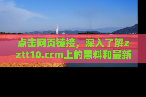 点击网页链接，深入了解zztt10.ccm上的黑料和最新消息！