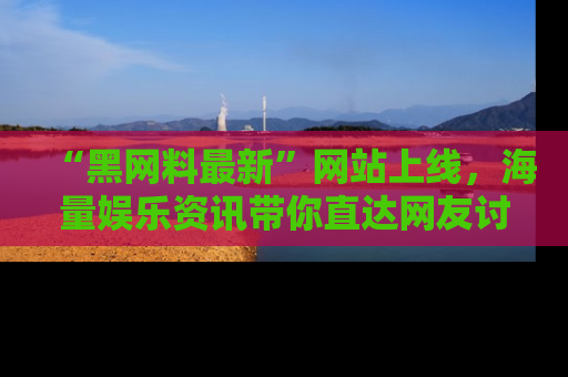 “黑网料最新”网站上线,海量娱乐资讯带你直达网友讨论的中心!