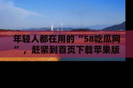年轻人都在用的“58吃瓜网”，赶紧到首页下载苹果版吧！