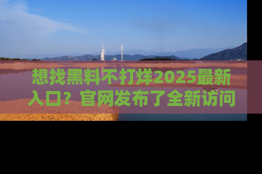 想找黑料不打烊2025最新入口?官网发布了全新访问指南!
