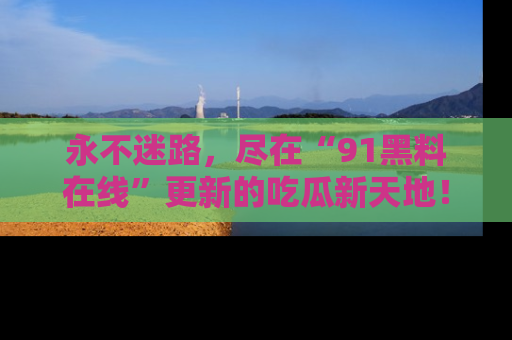 永不迷路，尽在“91黑料在线”更新的吃瓜新天地！